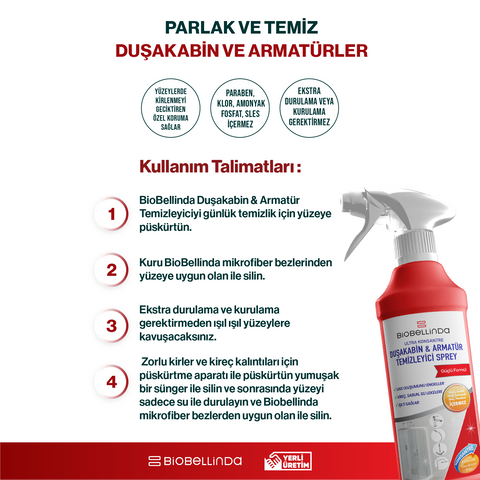Spray Detergente per Cabine Doccia e Rubinetteria – BL281