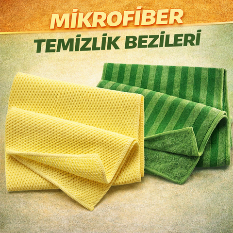 1 x Mikrofasertuch Ofen & Fett I 1 x Mikrofasertuch Rost & Kalk / WC