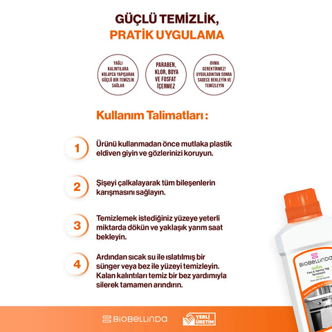 Fırın ve Yanmış Yağ Temizleyici - BL151