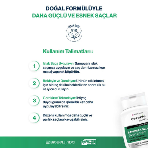 Sarımsak Özlü Şampuan – BL162