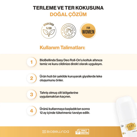 Sasy Antiperspirant Deo Roll-On - BL178