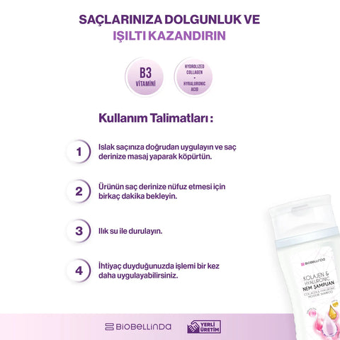 Collagen-Hyaluron-Feuchtigkeitsshampoo - BL249