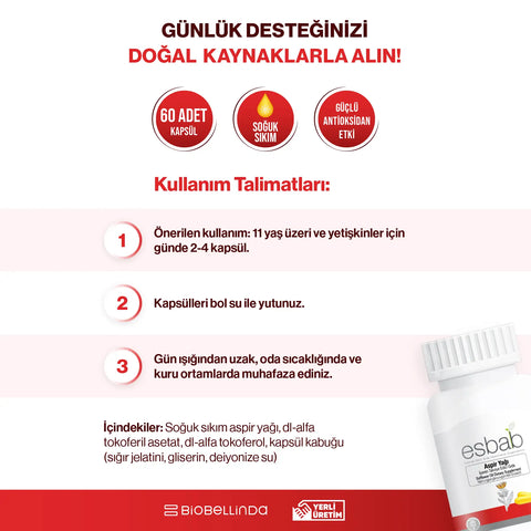 Aspir Yağı Kapsülü – BL305