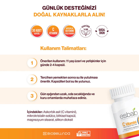 C Vitamini Kapsülü – BL310