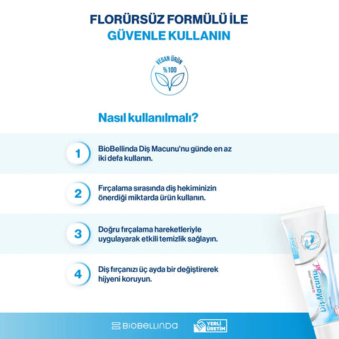 Florürsüz diş macunu (Papatya özlü)  - BL85