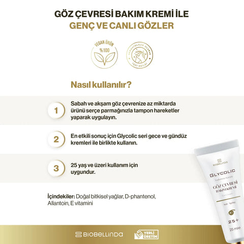 Glikolik Göz Bakım Kremi (25+) - BL89