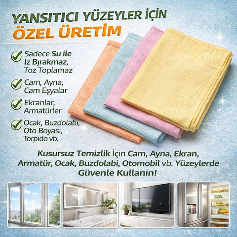 BioBellinda Premium Mikrofaser Putztücher – 4er Set